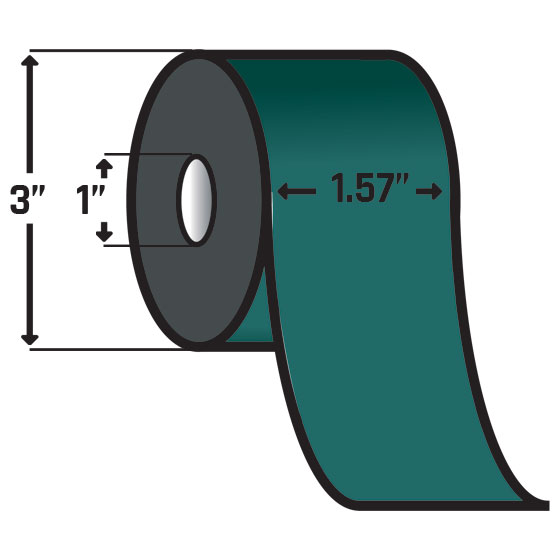 Zebra 74775 1.57in. Image Lock Resin Ribbon